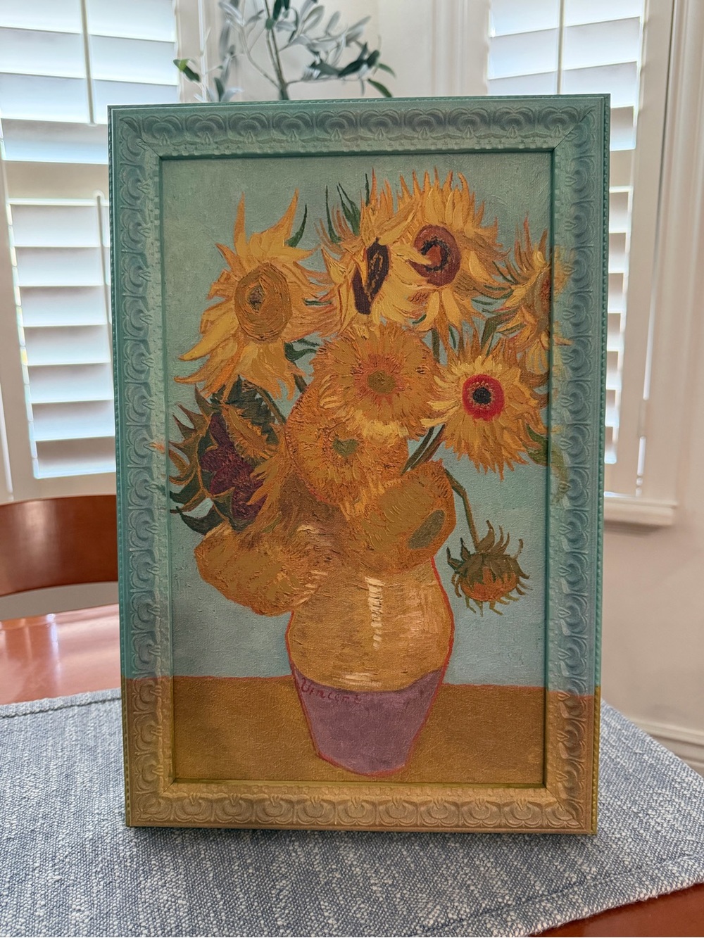 12x18” “Sunflowers” by Vincent van Gogh